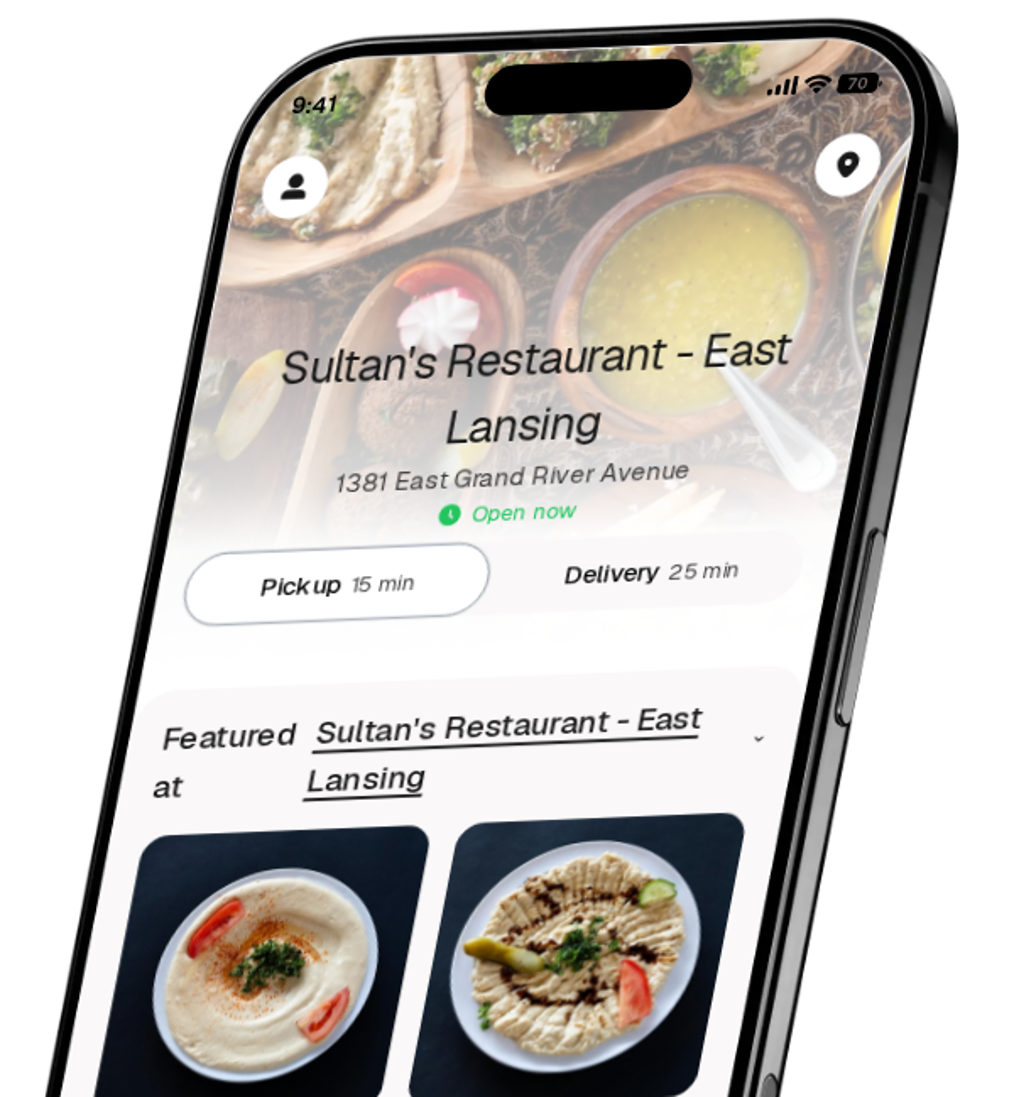 Sultan's Restaurant - East Lansing app preview