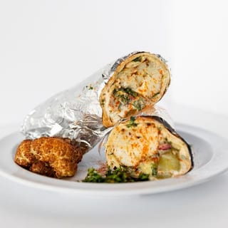 Fried Cauliflower Wrap