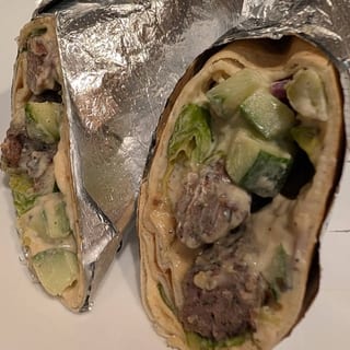 Shish Kafta Wrap