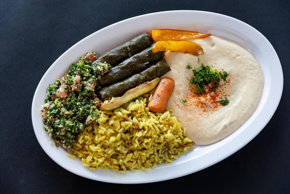 Veggie Grape Leaves Combo.
